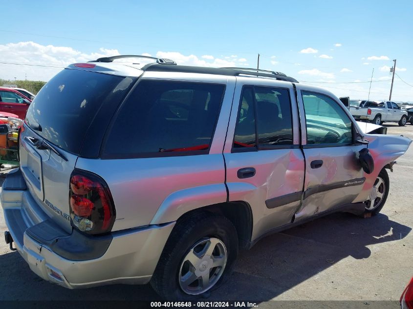 2004 Chevrolet Trailblazer Ls VIN: 1GNDT13S542406546 Lot: 40146648