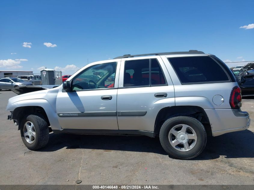 2004 Chevrolet Trailblazer Ls VIN: 1GNDT13S542406546 Lot: 40146648