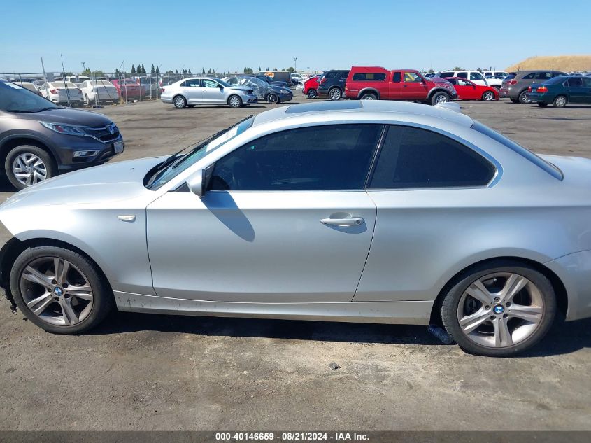 2012 BMW 128I VIN: WBAUP9C58CVS93966 Lot: 40146659