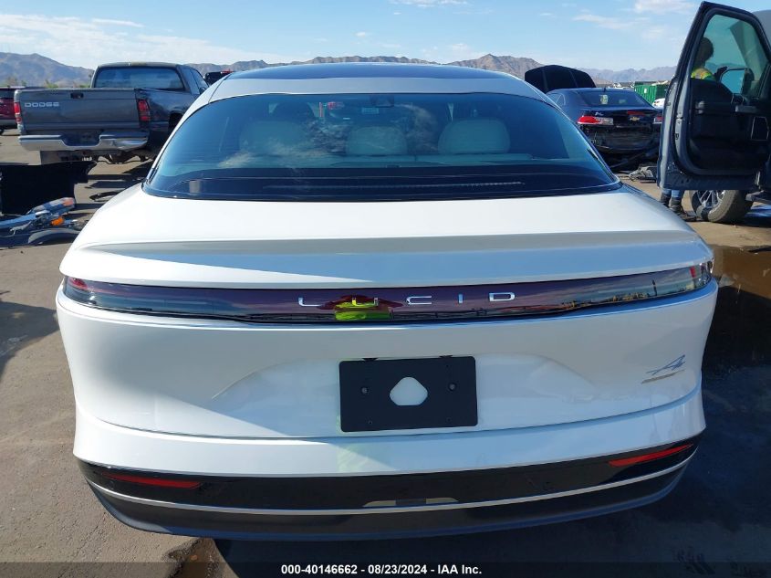 2023 Lucid Air Grand Touring VIN: 50EA1GBA1PA001237 Lot: 40146662