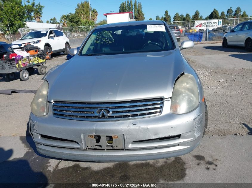 2003 Infiniti G35 Luxury Leather VIN: JNKCV51EX3M015736 Lot: 40146775