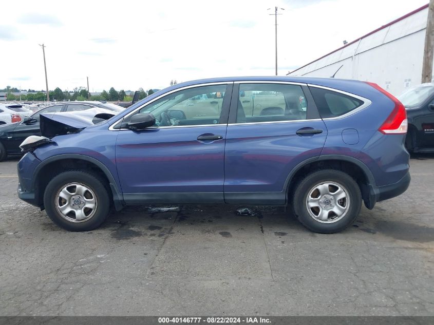 2014 Honda Cr-V Lx VIN: 2HKRM4H38EH672089 Lot: 40146777