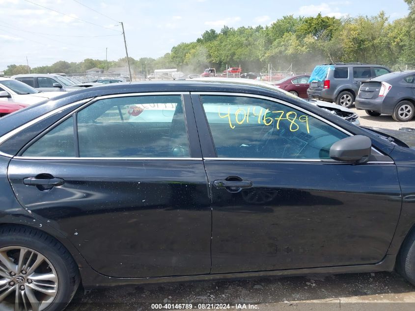 2016 Toyota Camry Se VIN: 4T1BF1FKXGU555784 Lot: 40146789