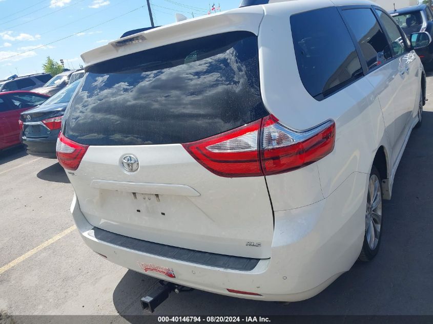 2018 Toyota Sienna Xle Premium 8 Passenger VIN: 5TDYZ3DC3JS922663 Lot: 40146794