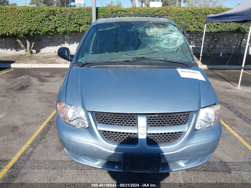 2003 Dodge Grand Caravan Se VIN: 1D4GP24R33B295069 Lot: 40146843