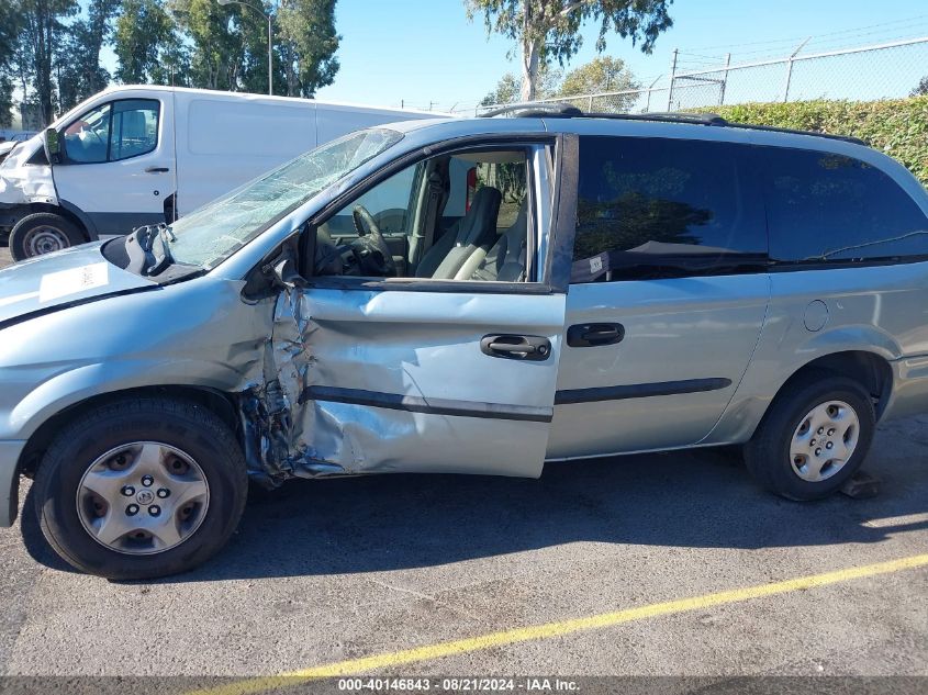 2003 Dodge Grand Caravan Se VIN: 1D4GP24R33B295069 Lot: 40146843