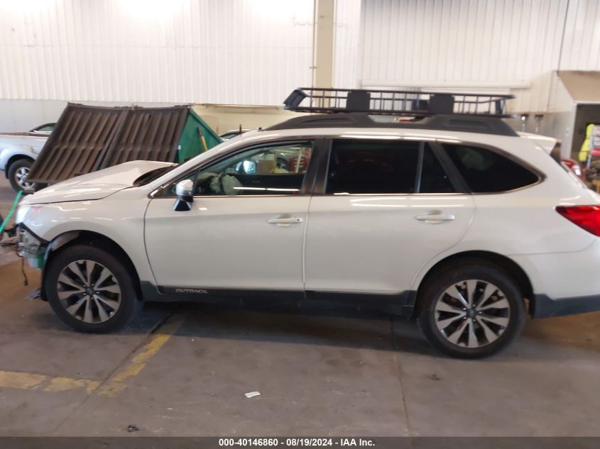 2017 Subaru Outback 2.5I Limited VIN: 4S4BSANC9H3296458 Lot: 40146860