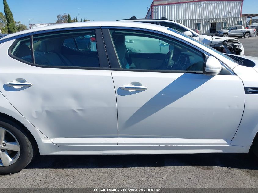 2014 Kia Optima Lx VIN: KNAGM4A77E5510469 Lot: 40146862