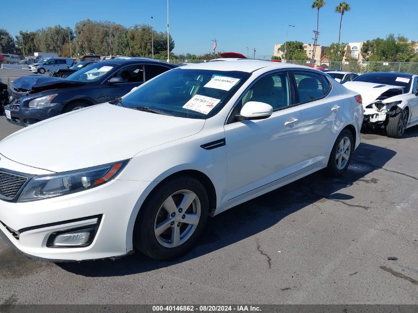 2014 Kia Optima Lx VIN: KNAGM4A77E5510469 Lot: 40146862