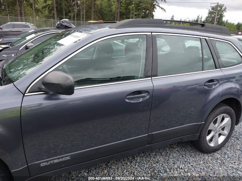 2014 Subaru Outback 2.5I VIN: 4S4BRBAC7E3230462 Lot: 40146893