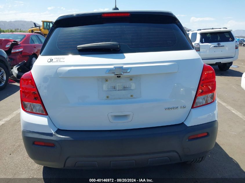 2016 Chevrolet Trax Ls VIN: 3GNCJKSB5GL259009 Lot: 40146972