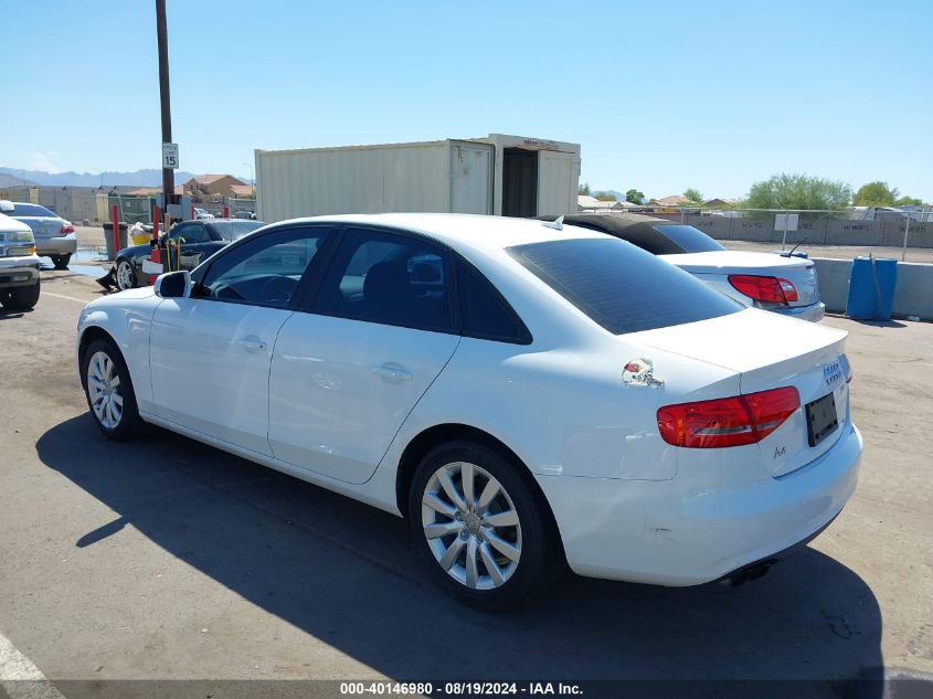 2014 Audi A4 2.0T Premium VIN: WAUAFAFL2EA083262 Lot: 40146980