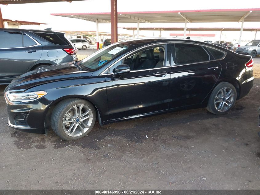 2019 Ford Fusion Sel VIN: 3FA6P0CD1KR238470 Lot: 40146996