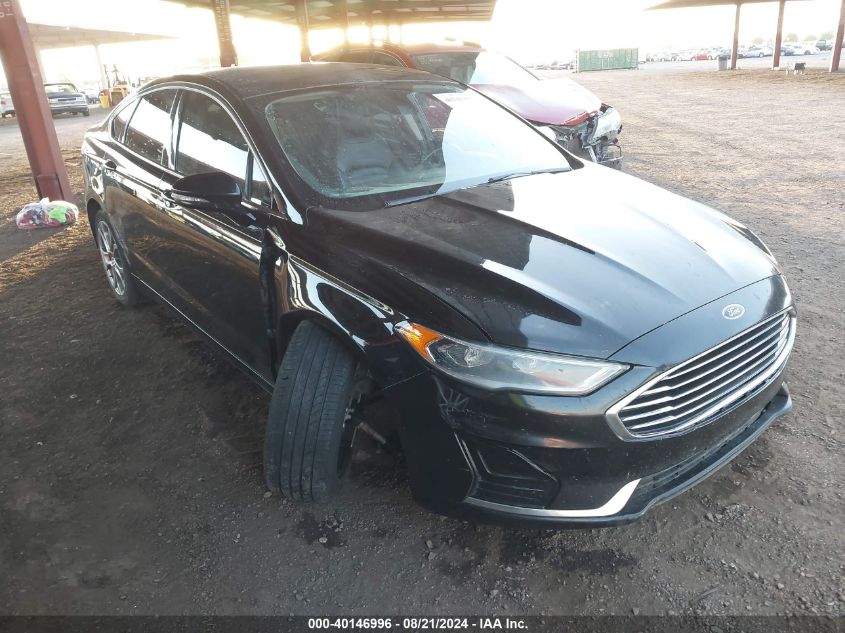 2019 Ford Fusion Sel VIN: 3FA6P0CD1KR238470 Lot: 40146996