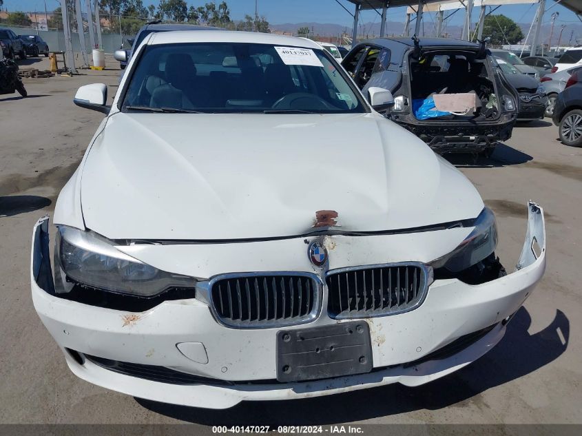 2014 BMW 320I VIN: WBA3B1G50ENS78564 Lot: 40147027