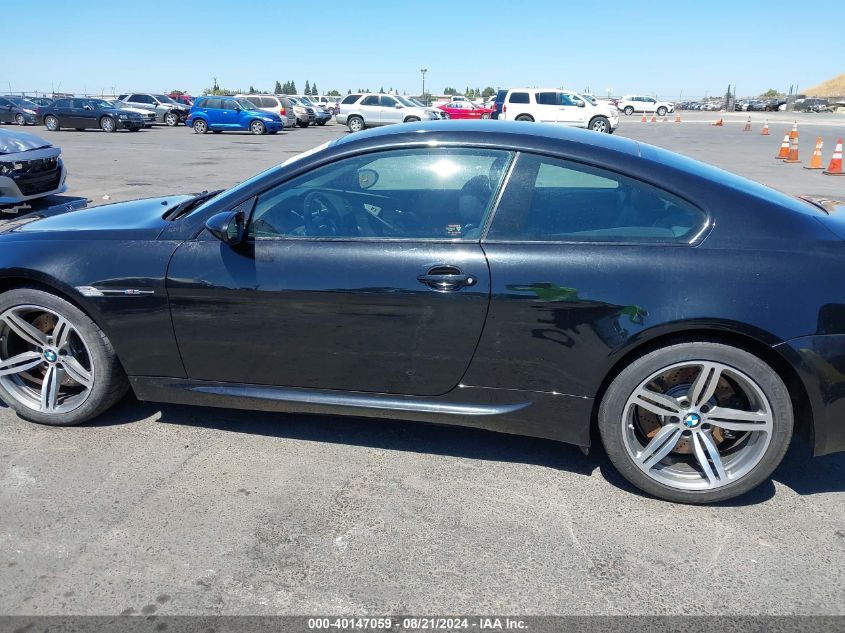 2007 BMW M6 VIN: WBSEH93587B798829 Lot: 40147059