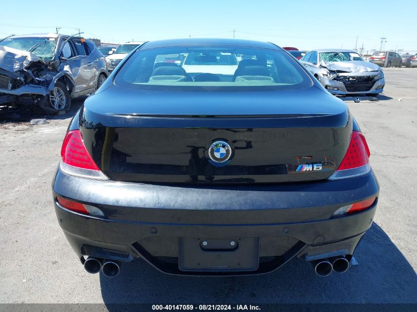 2007 BMW M6 VIN: WBSEH93587B798829 Lot: 40147059