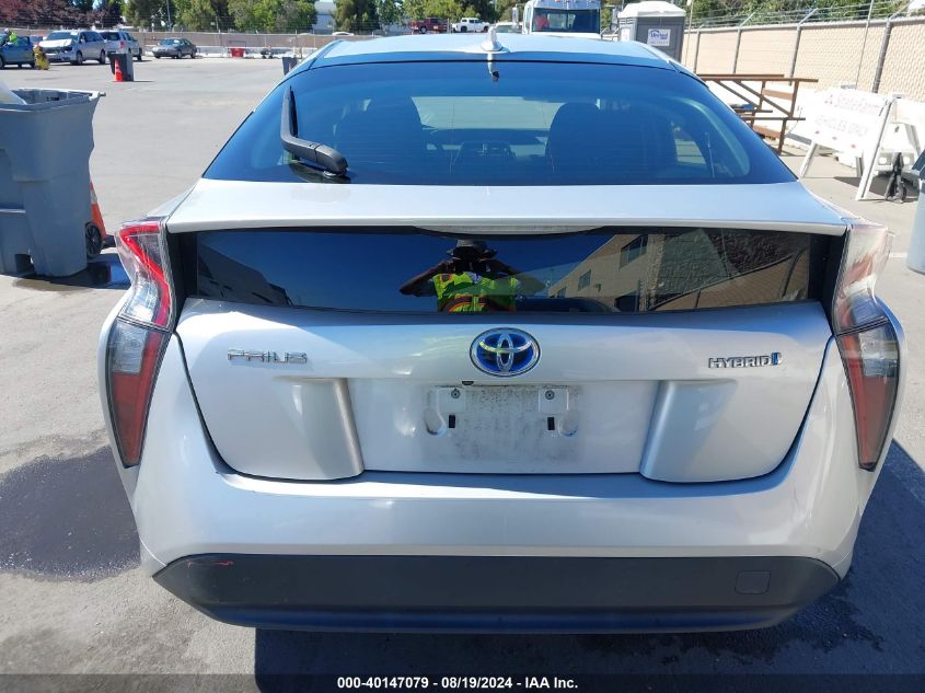 2016 Toyota Prius Two VIN: JTDKBRFU9G3016353 Lot: 40147079