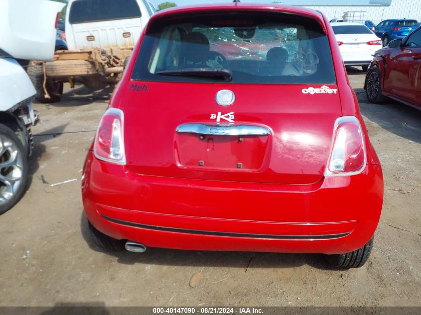 2015 Fiat 500 Pop VIN: 3C3CFFARXFT539270 Lot: 40147090