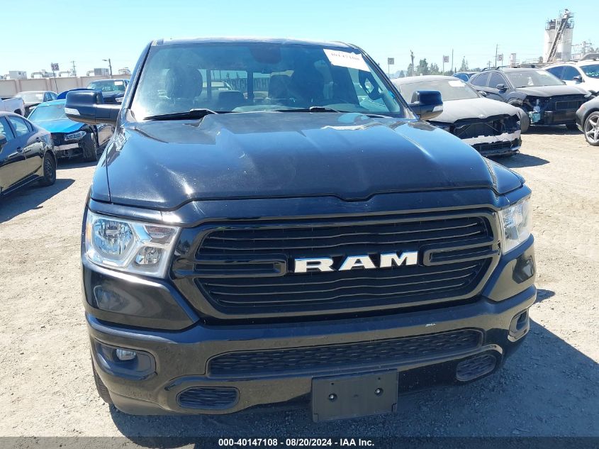 2019 Ram 1500 Big Horn/Lone Star 4X2 5'7 Box VIN: 1C6RREFT6KN653568 Lot: 40147108