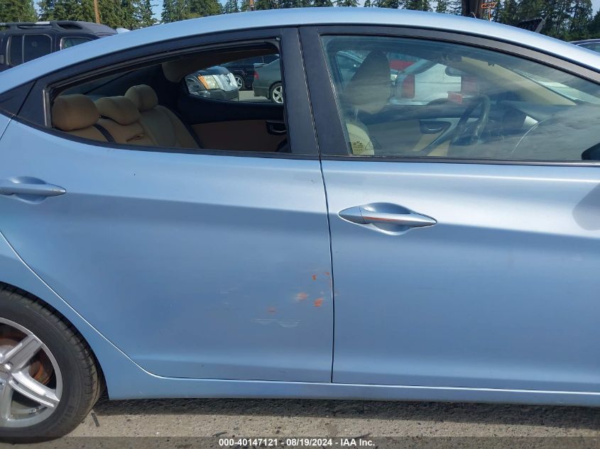 KMHDH4AE0DU724695 2013 Hyundai Elantra Gls