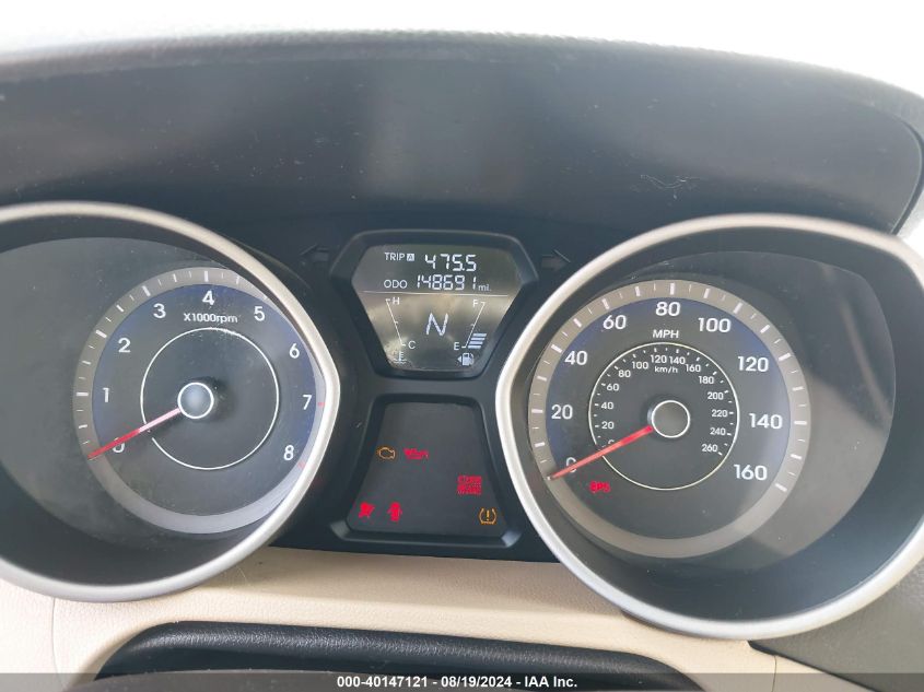 KMHDH4AE0DU724695 2013 Hyundai Elantra Gls