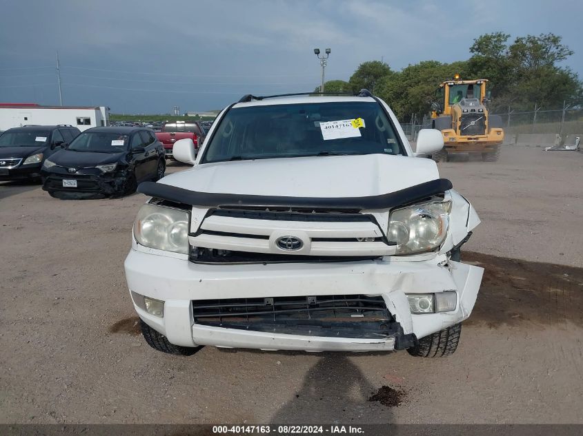 2005 Toyota 4Runner Limited V8 VIN: JTEBT17R150050466 Lot: 40147163