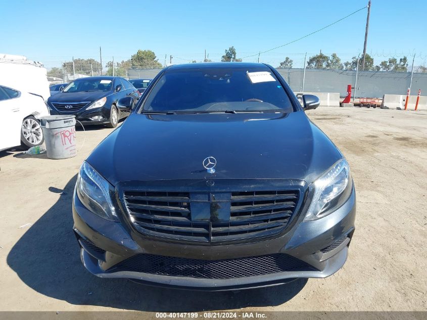 2015 Mercedes-Benz S 550 VIN: WDDUG8CBXFA111799 Lot: 40147199