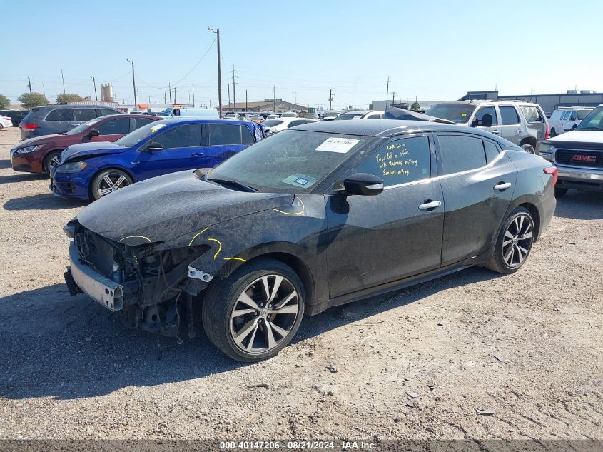 2018 Nissan Maxima 3.5S/Sv/Sl/Sr/Plat VIN: 1N4AA6AP1JC378110 Lot: 40147206