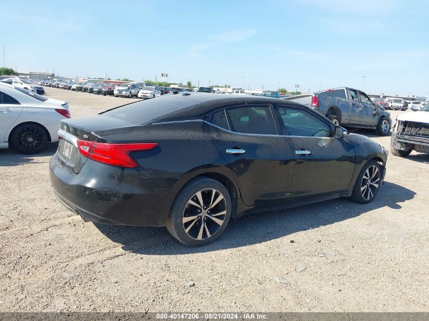 2018 Nissan Maxima 3.5S/Sv/Sl/Sr/Plat VIN: 1N4AA6AP1JC378110 Lot: 40147206