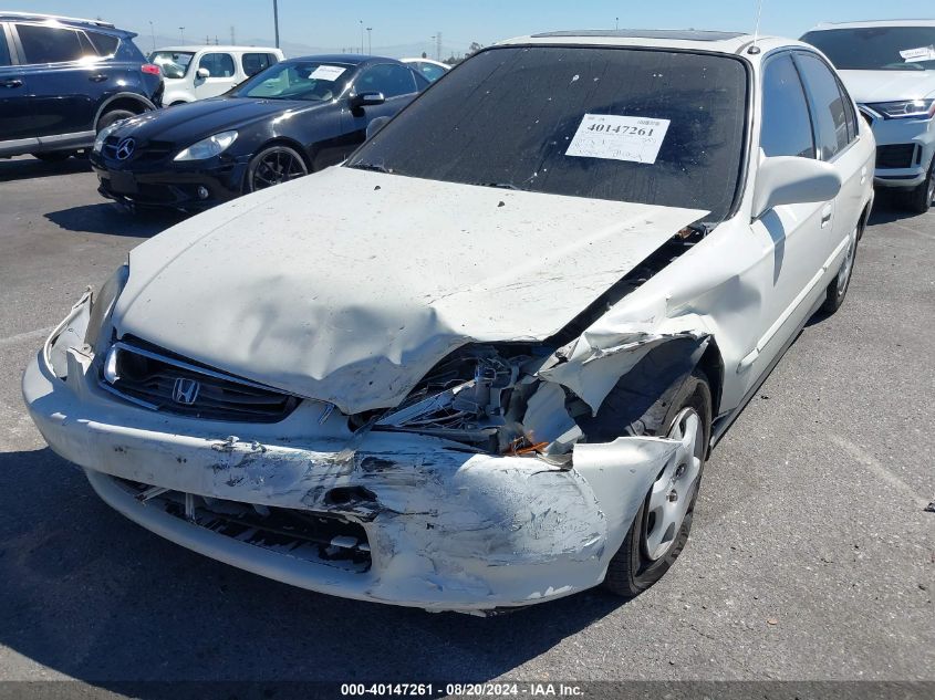 1998 Honda Civic Ex VIN: 2HGEJ8642WH620317 Lot: 40147261