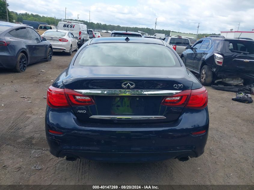 JN1BY1AR5KM585497 2019 Infiniti Q70 3.7 Luxe