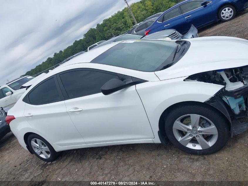 2013 Hyundai Elantra Gls VIN: 5NPDH4AE6DH309217 Lot: 40147279