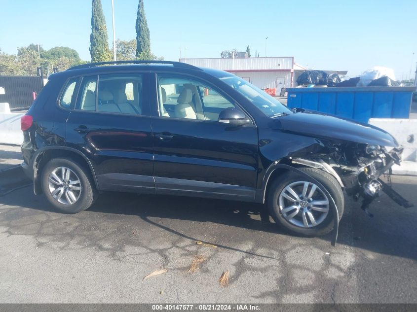 2017 Volkswagen Tiguan 2.0T S VIN: WVGAV7AX9HW510183 Lot: 40147577