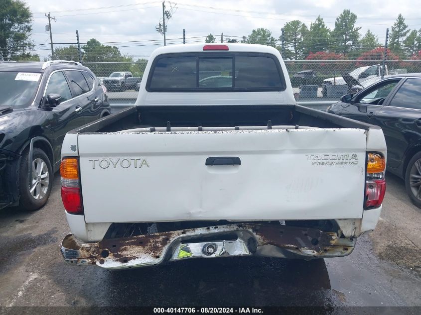 2002 Toyota Tacoma Prerunner V6 VIN: 5TEGN92N82Z122282 Lot: 40147706