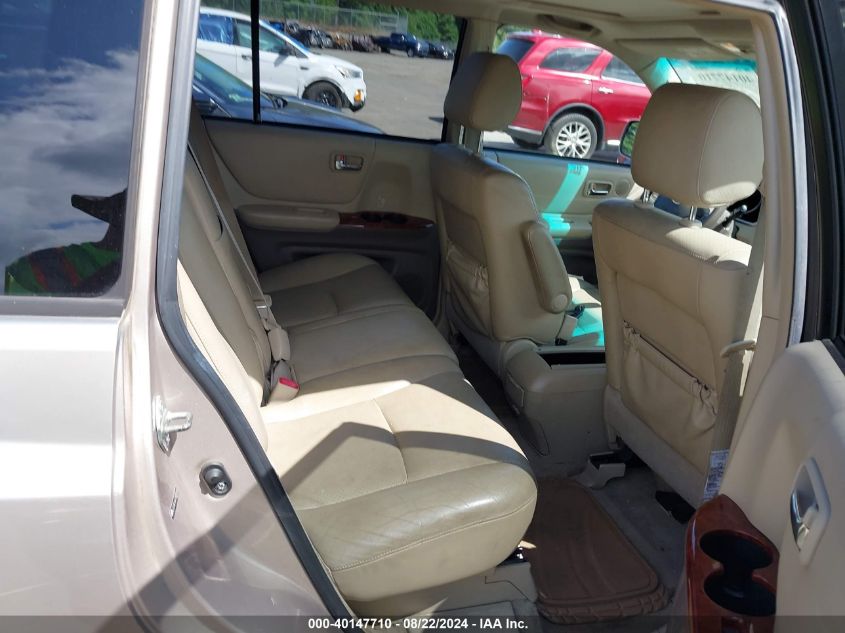 2007 Toyota Highlander Hybrid Limited V6 VIN: JTEEW21A470034150 Lot: 40147710