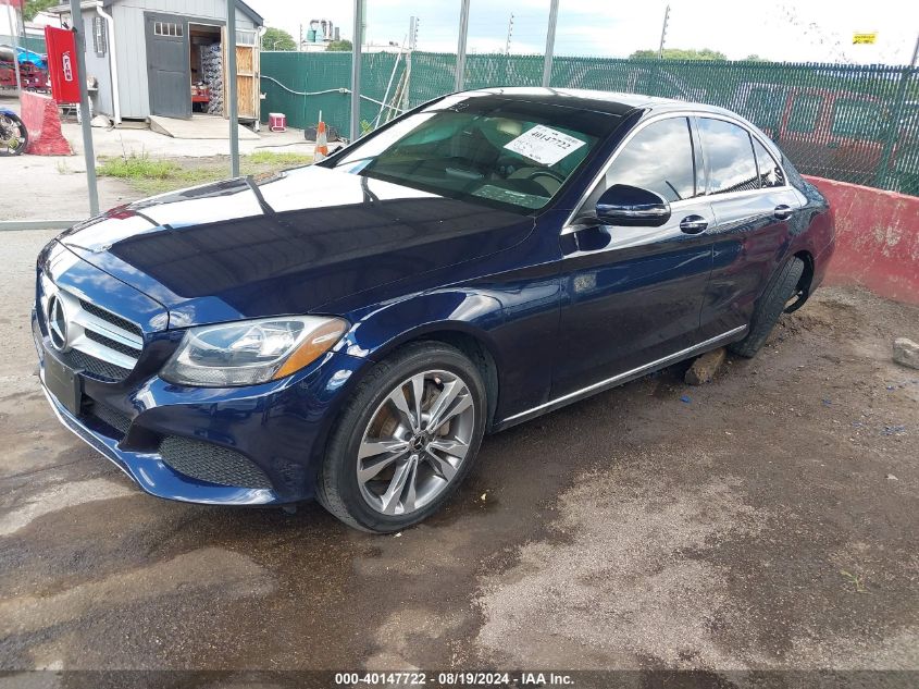 2018 Mercedes-Benz C 300 4Matic VIN: WDDWF4KB6JR326614 Lot: 40147722