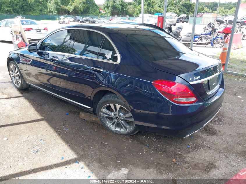 2018 Mercedes-Benz C 300 4Matic VIN: WDDWF4KB6JR326614 Lot: 40147722