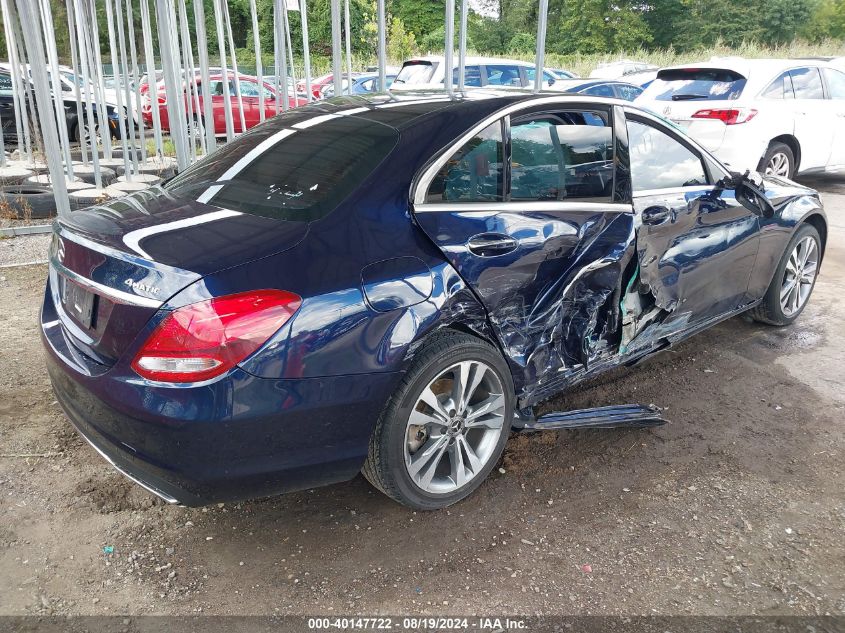 2018 Mercedes-Benz C 300 4Matic VIN: WDDWF4KB6JR326614 Lot: 40147722