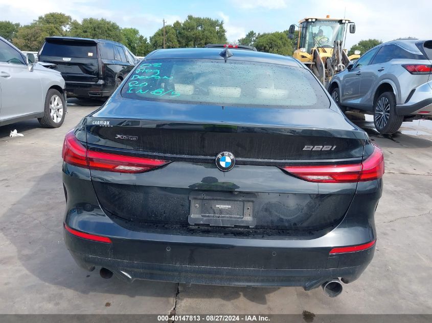 2021 BMW 228I Gran Coupe xDrive VIN: WBA73AK05M7J03935 Lot: 40147813