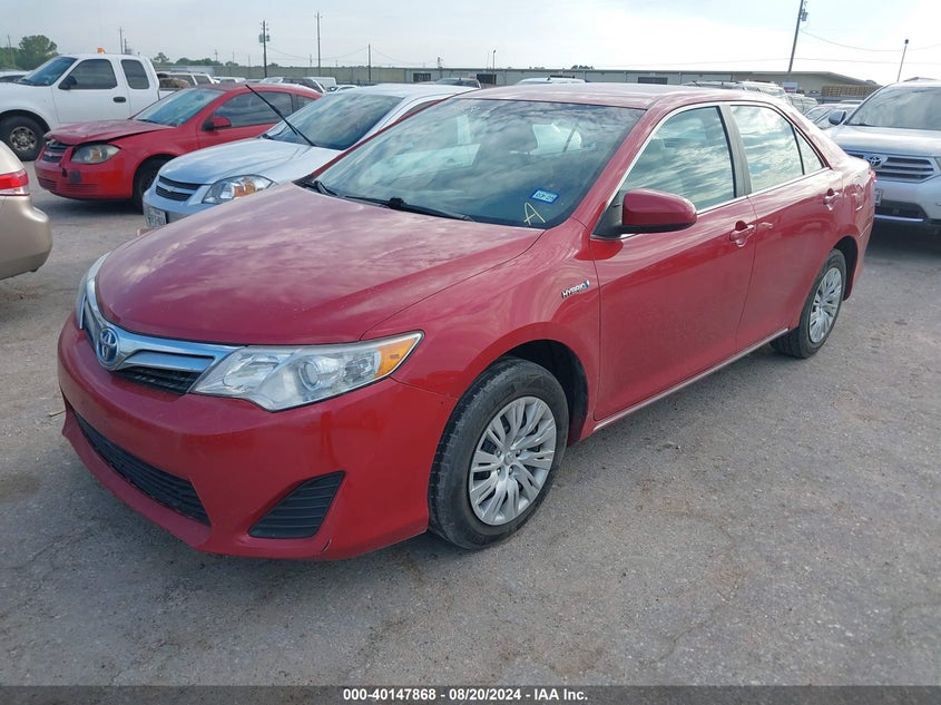 2013 TOYOTA CAMRY HYBRID LE - 4T1BD1FKXDU078226