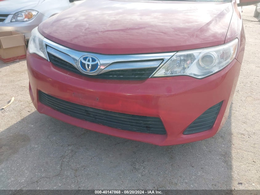 2013 TOYOTA CAMRY HYBRID LE - 4T1BD1FKXDU078226