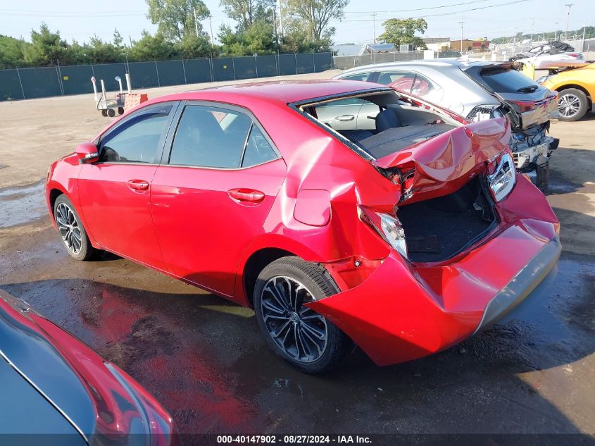 2015 Toyota Corolla S Plus VIN: 2T1BURHE7FC397948 Lot: 40147902