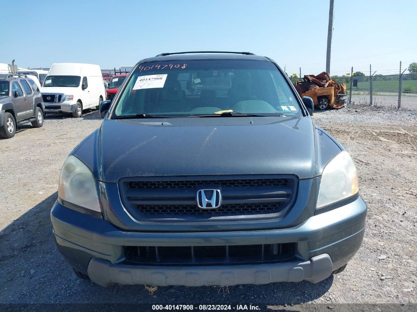 2004 Honda Pilot Ex-L VIN: 2HKYF18534H528857 Lot: 40147908