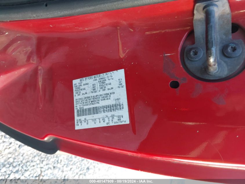 2002 Ford Ranger Edge/Xlt VIN: 1FTZR45E12TA21790 Lot: 40147909