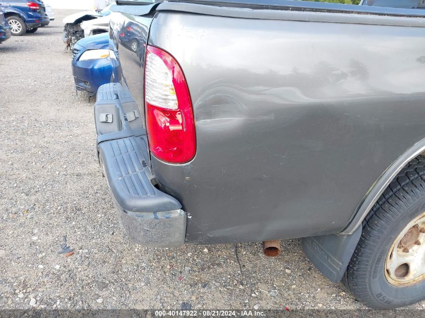 2005 Toyota Tundra Sr5 V8 VIN: 5TBBT44145S465825 Lot: 40147922