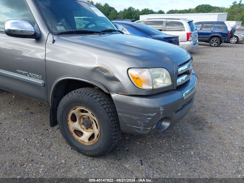 2005 Toyota Tundra Sr5 V8 VIN: 5TBBT44145S465825 Lot: 40147922