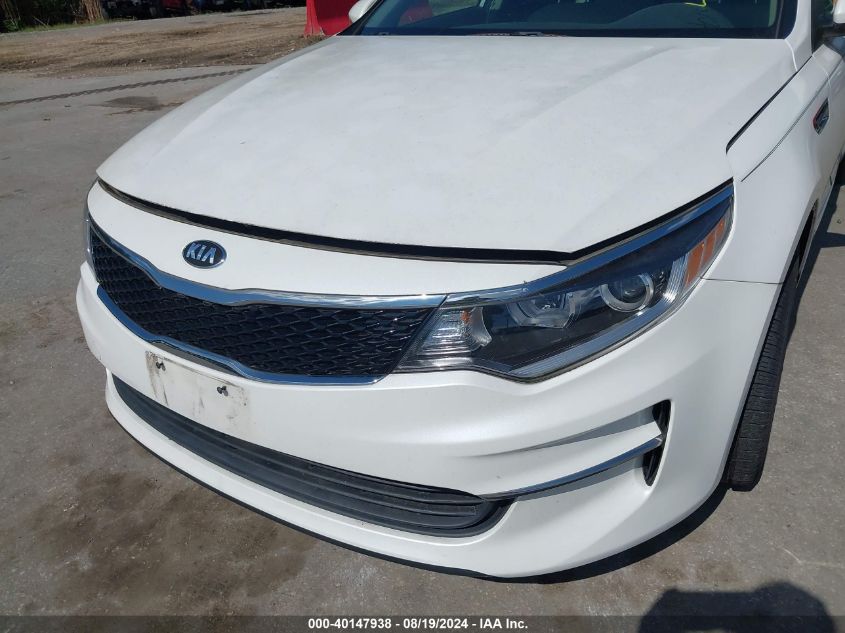 2016 Kia Optima Lx VIN: KNAGT4L39G5073039 Lot: 40147938