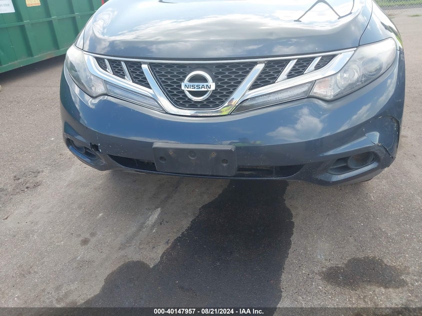 2012 Nissan Murano S/Sl/Le VIN: JN8AZ1MW8CW202234 Lot: 40147957