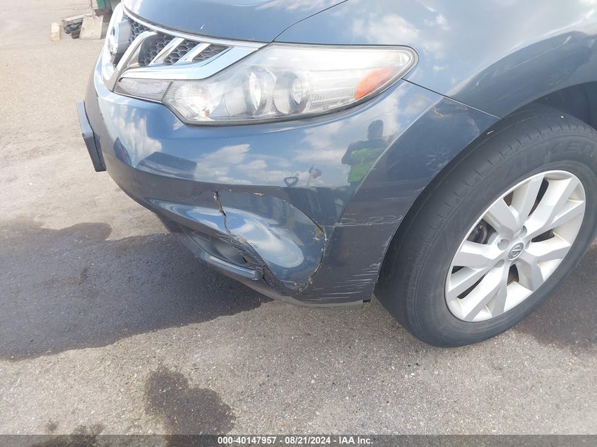 2012 Nissan Murano S/Sl/Le VIN: JN8AZ1MW8CW202234 Lot: 40147957